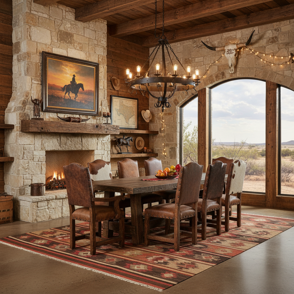 texas styled dining room